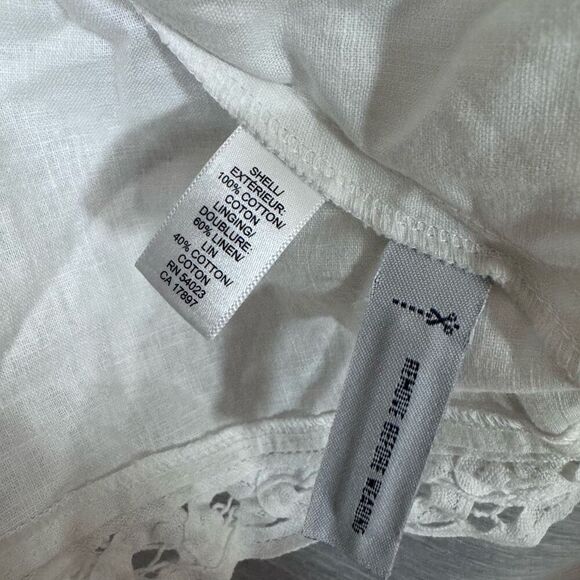 Banana Republic linen blend skirt size 6 petite - Picture 6 of 8